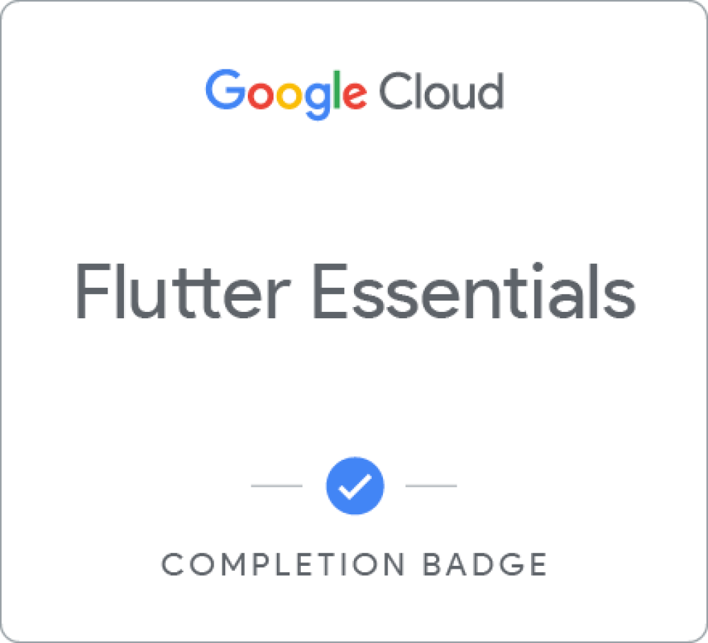 Badge für Flutter Essentials
