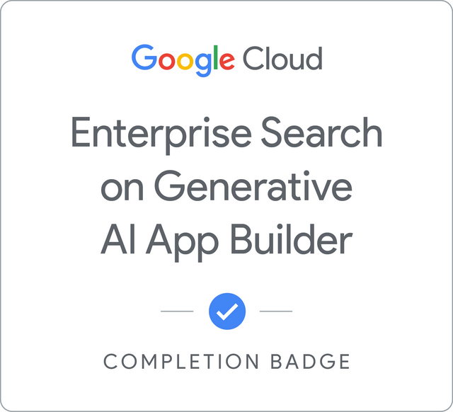Enterprise search on generative ai app builder google cloud skills boost