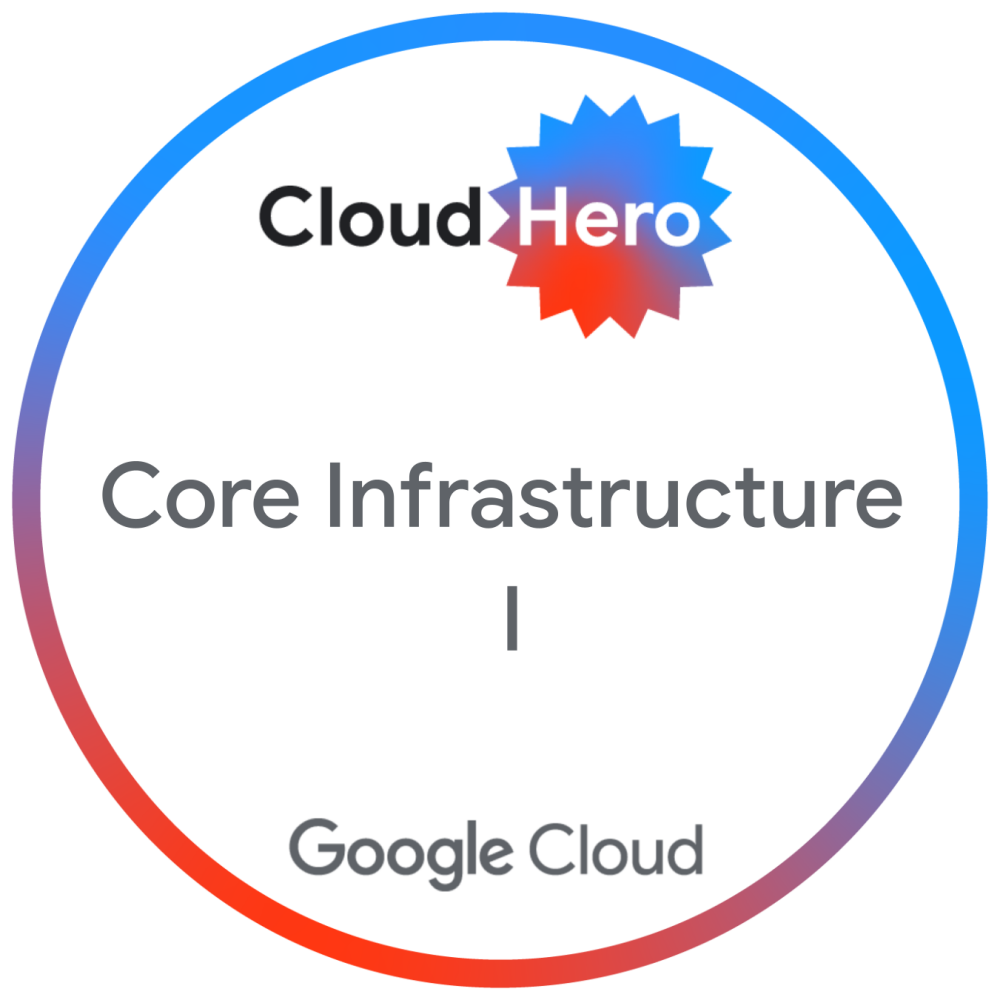 Badge for Core Infrastructure I