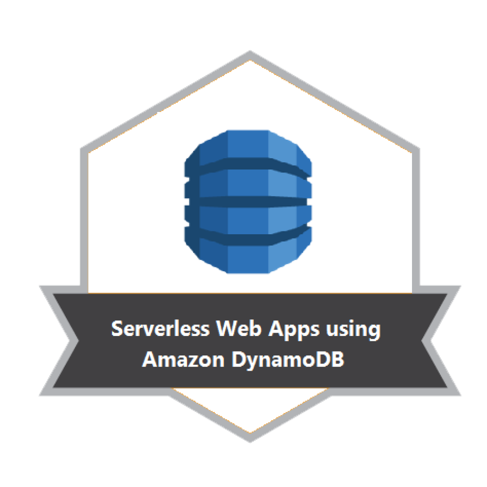 Badge pour Serverless Web Apps using Amazon DynamoDB