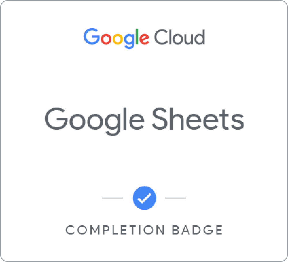 Badge for Google Sheets