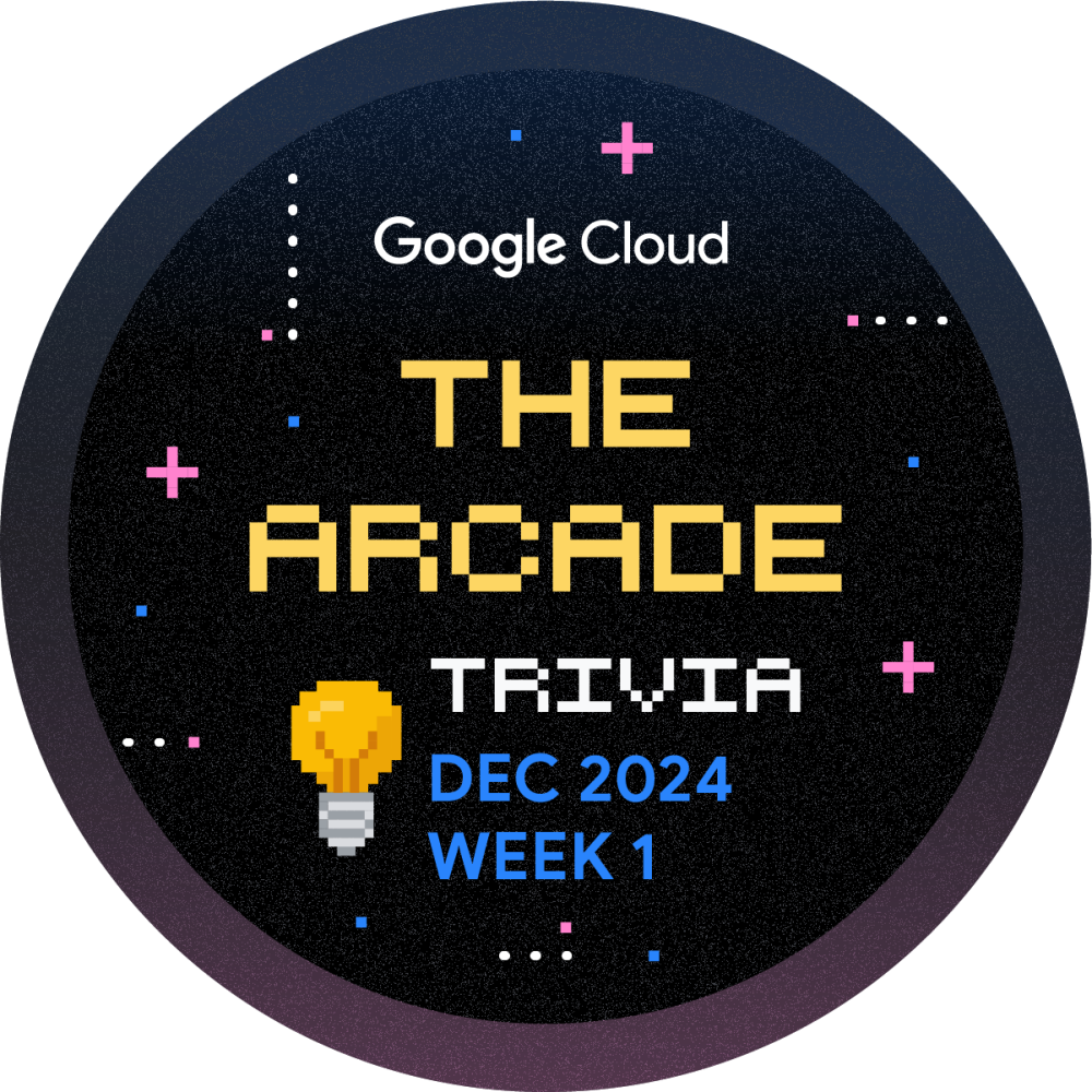 Badge for The Arcade Trivia December 2024 Week 1