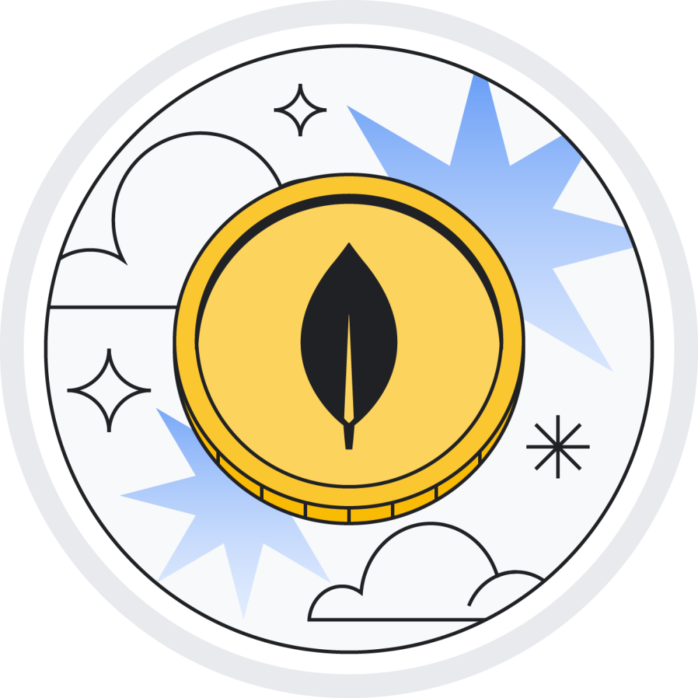 Insignia de MongoDB Atlas on Google Cloud