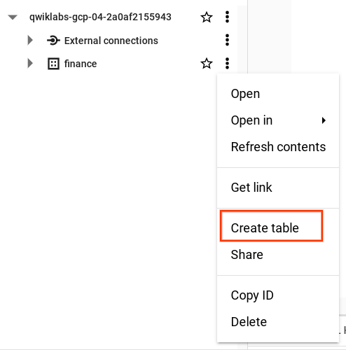 CREATE TABLE button highlighted