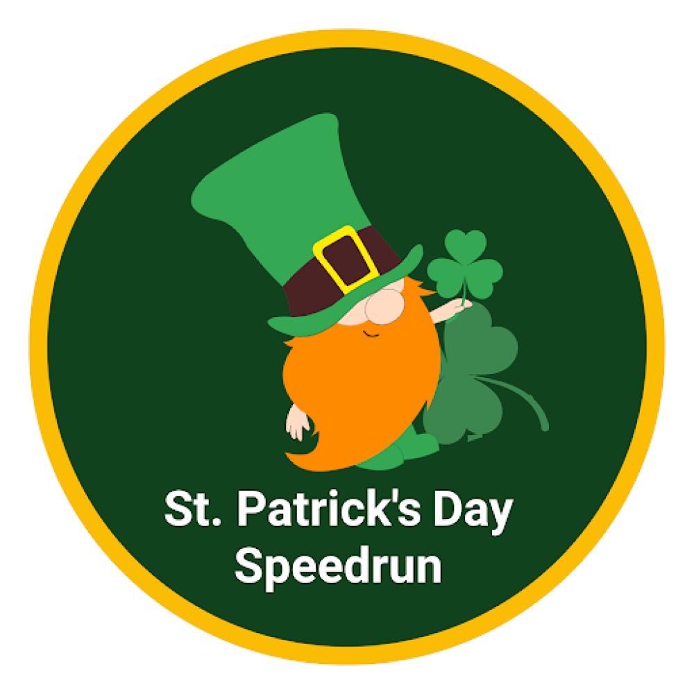 Selo para St Patrick Day Speedrun