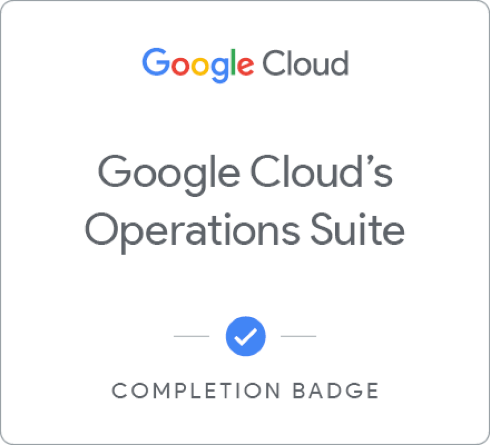 DEPRECATED Google Cloud's Operations Suite 배지