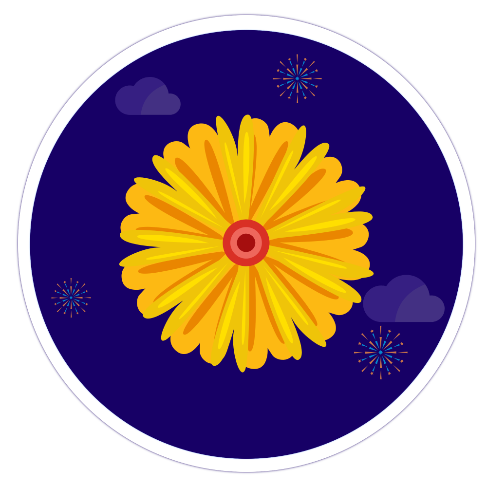 Badge for  Diwali Game 3: Flowers and Flutter
