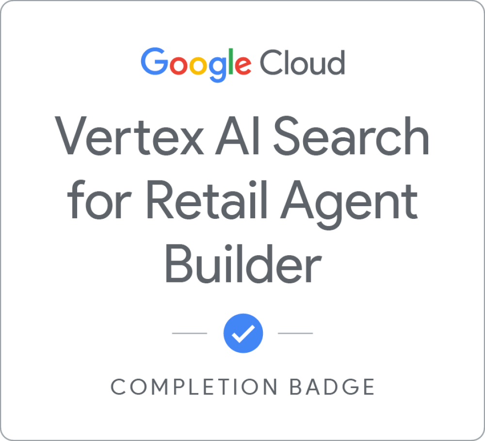 Vertex AI Search for Commerce のバッジ