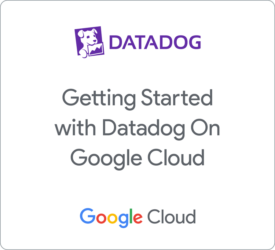 Getting Started with Datadog on Google Cloud のバッジ