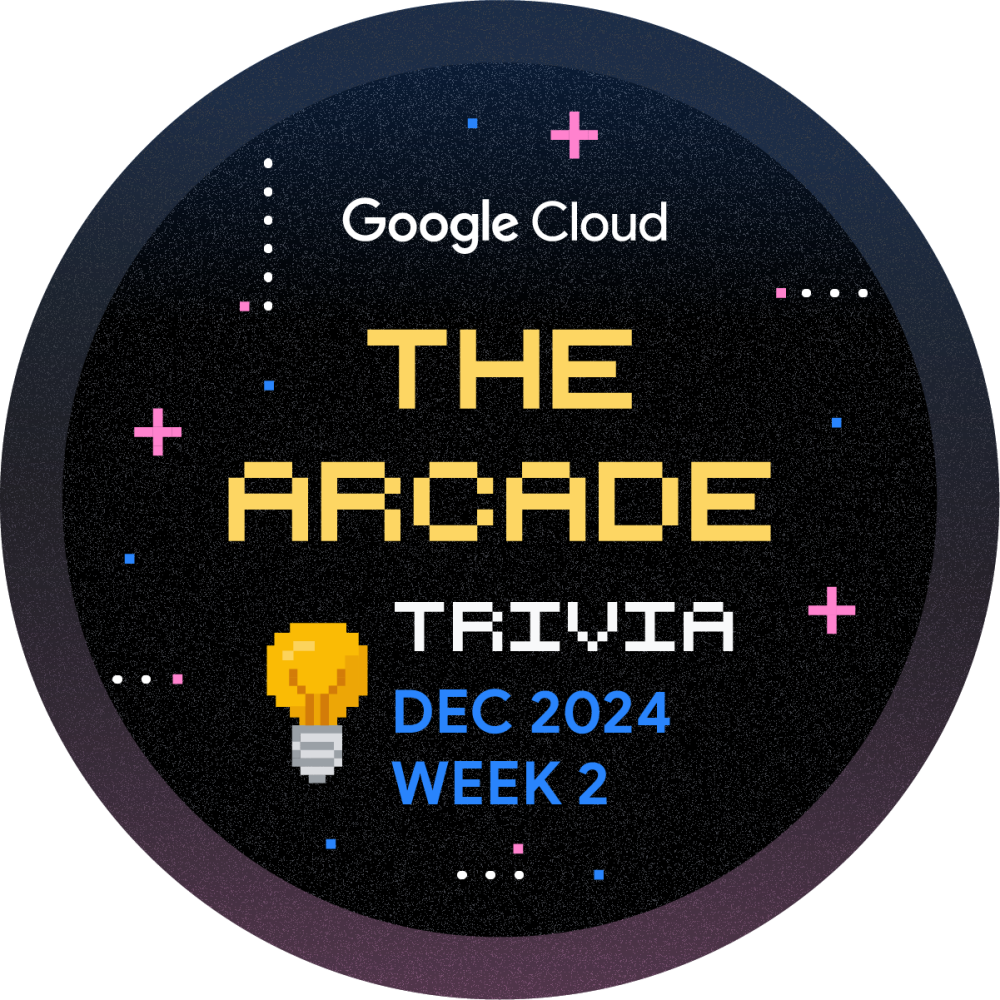 Badge for The Arcade Trivia December 2024 Week 2