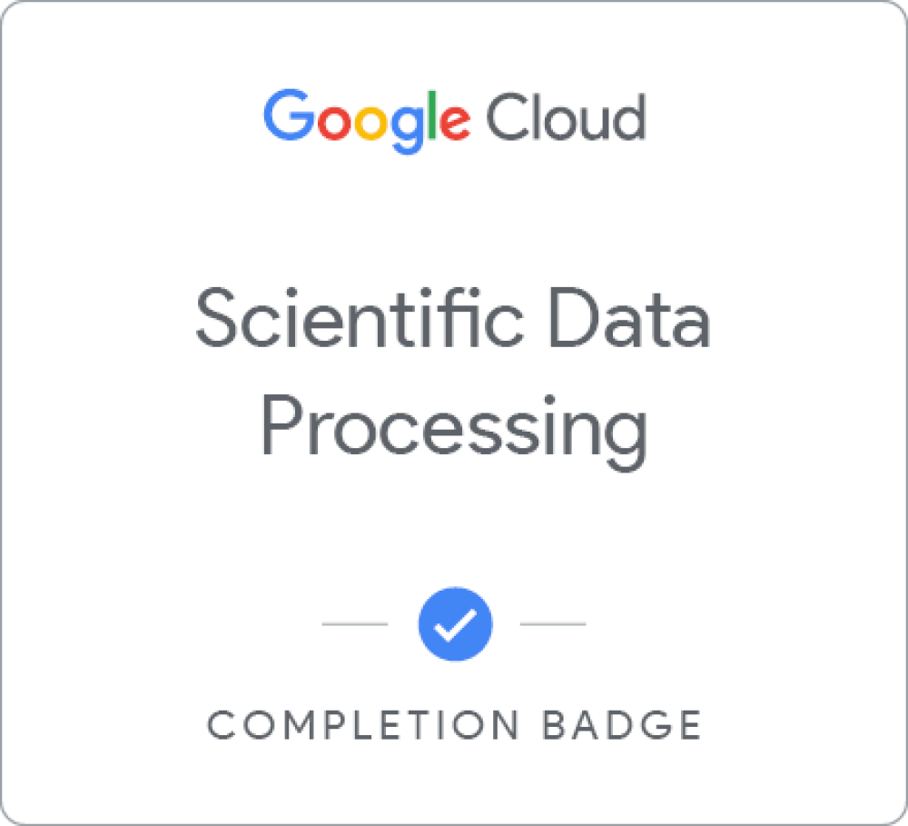 Scientific Data Processing のバッジ