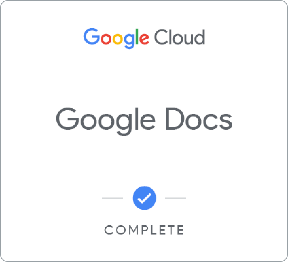 Badge for Google Docs