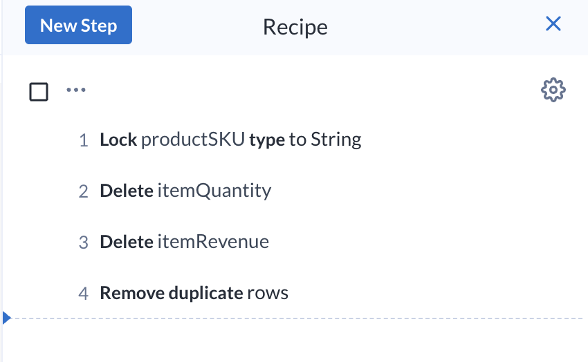 Four-step recipe