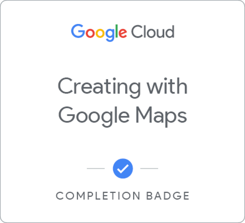 Badge for DEPRECATED Creating with Google Maps