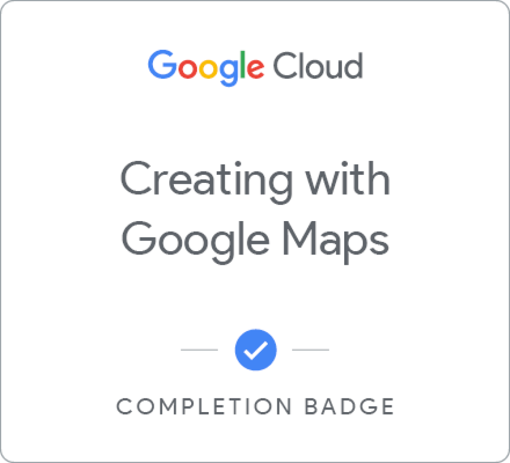 Badge per DEPRECATED Creating with Google Maps