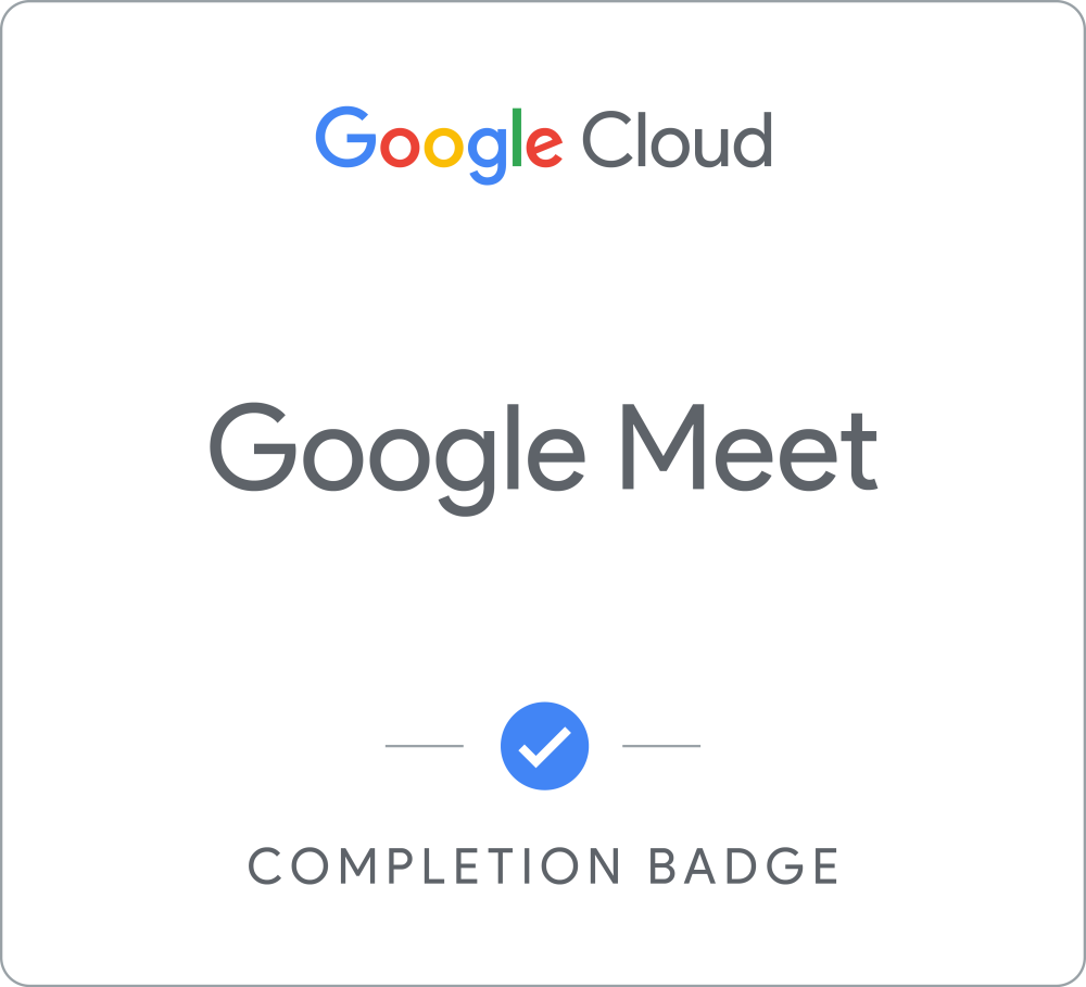 Badge for Google Meet