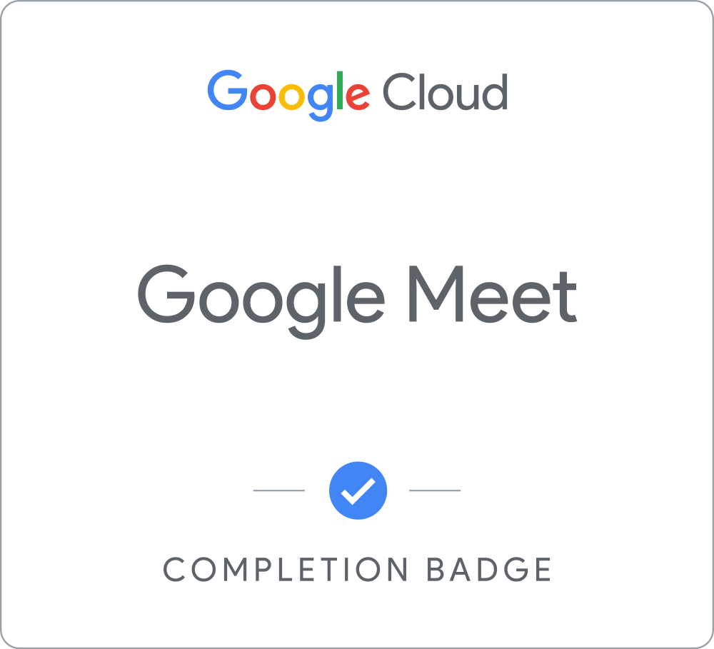 Insignia de Google Meet - Español