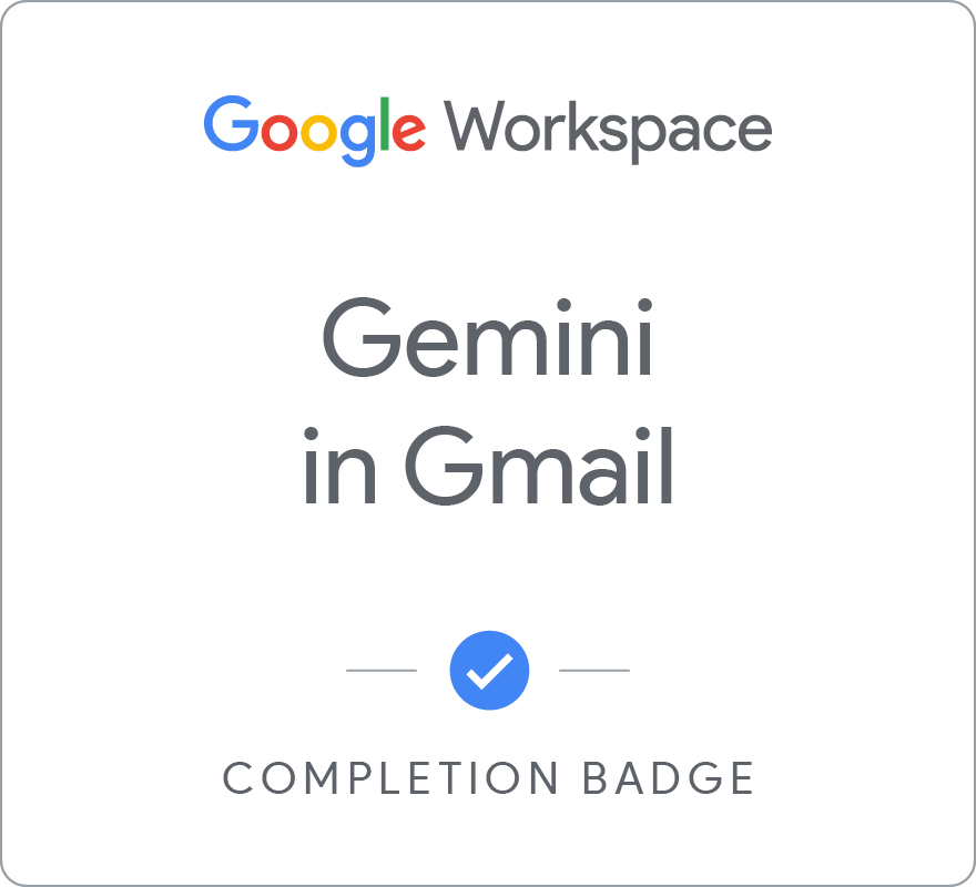 Badge for Gemini in Gmail