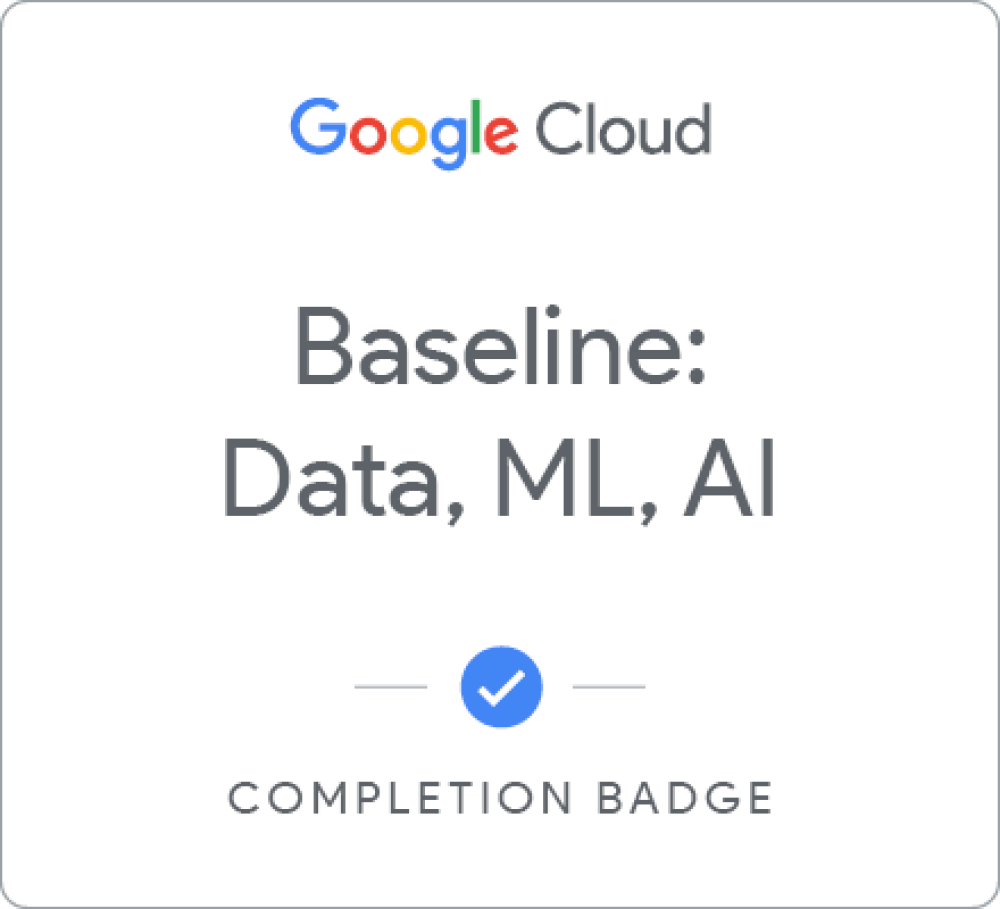 Badge per Baseline: Data, ML, AI