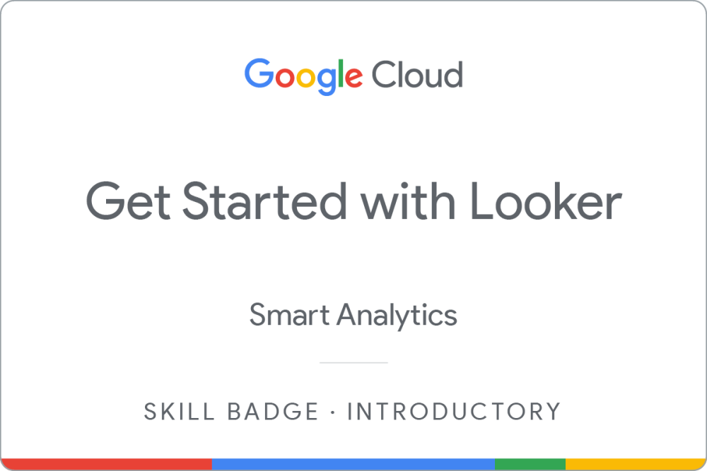 Badge pour Get Started with Looker