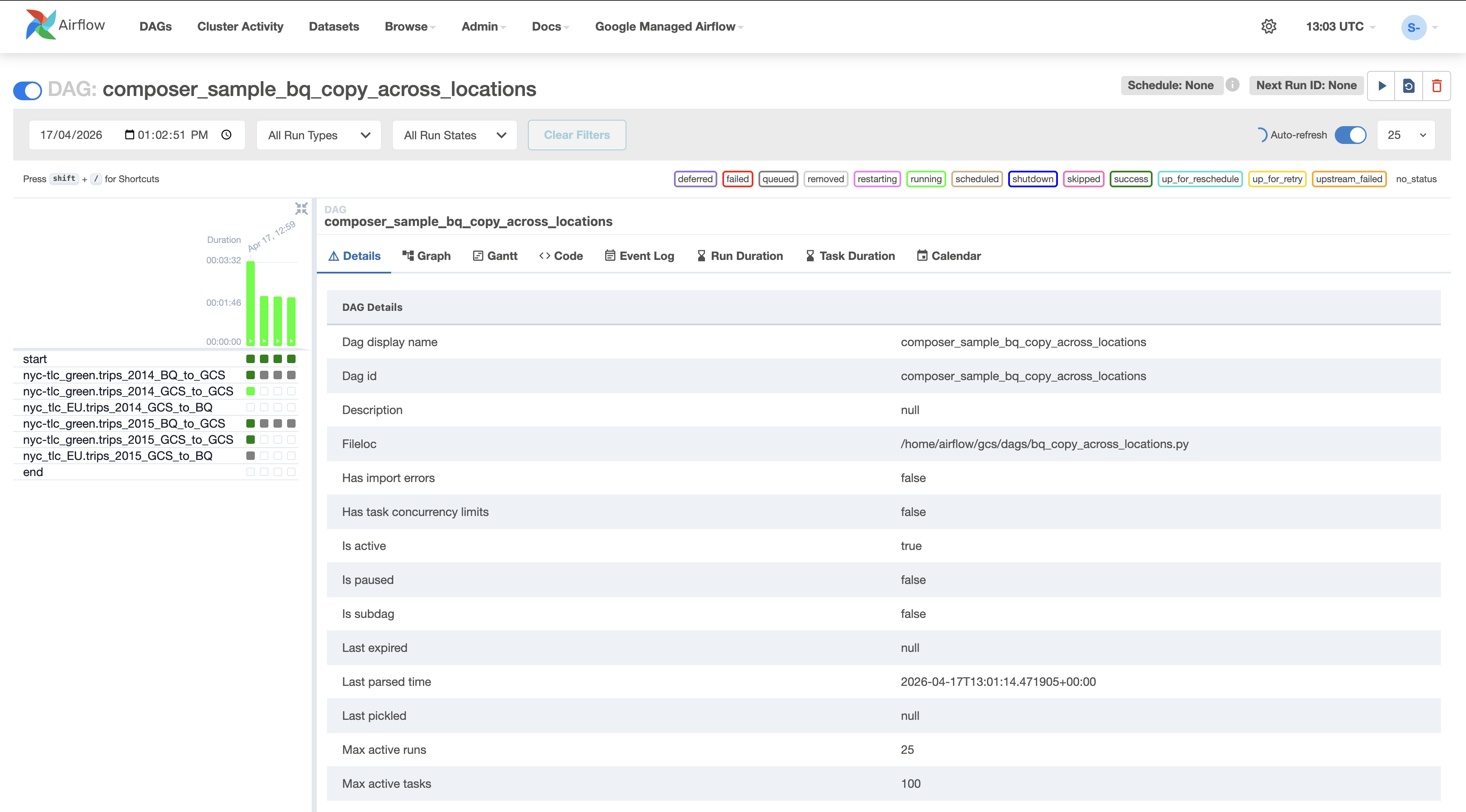 Managed Service for Apache Airflow: Copying BigQuery Tables Across ...