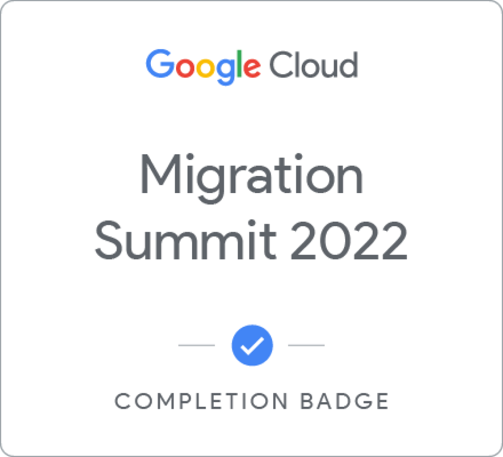Badge pour Migration Summit 2022