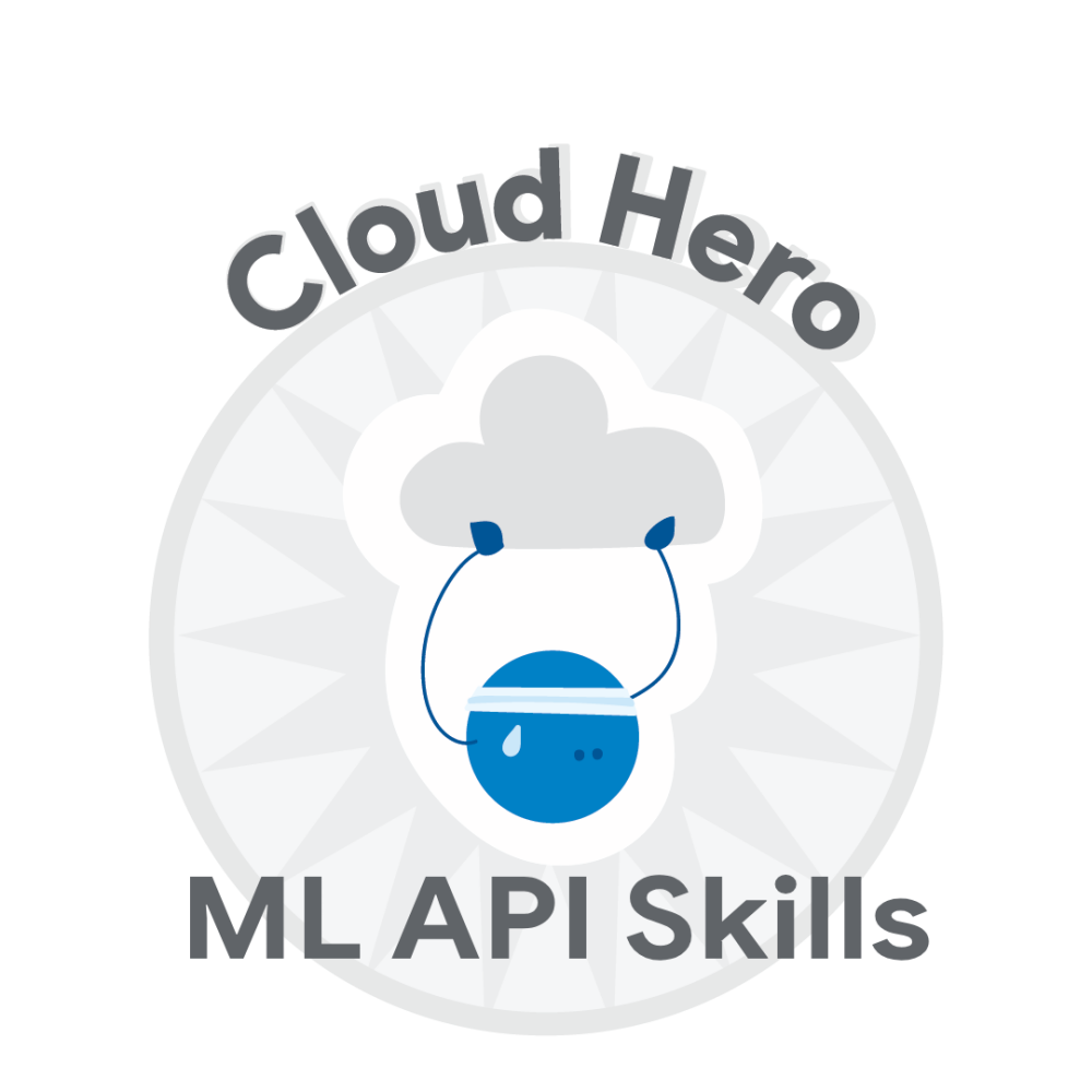 ML API Skills徽章