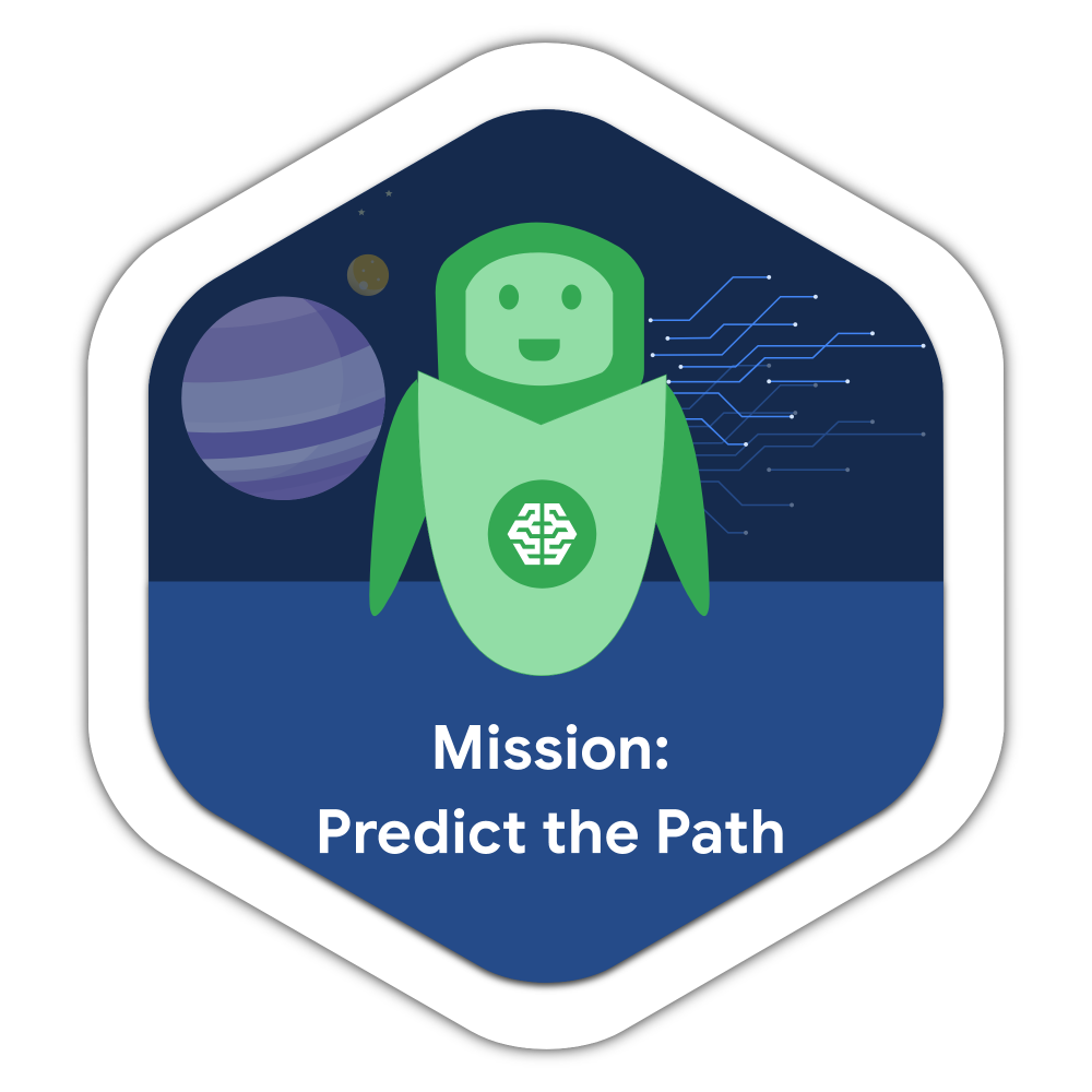 Badge für Mission: Predict the Path