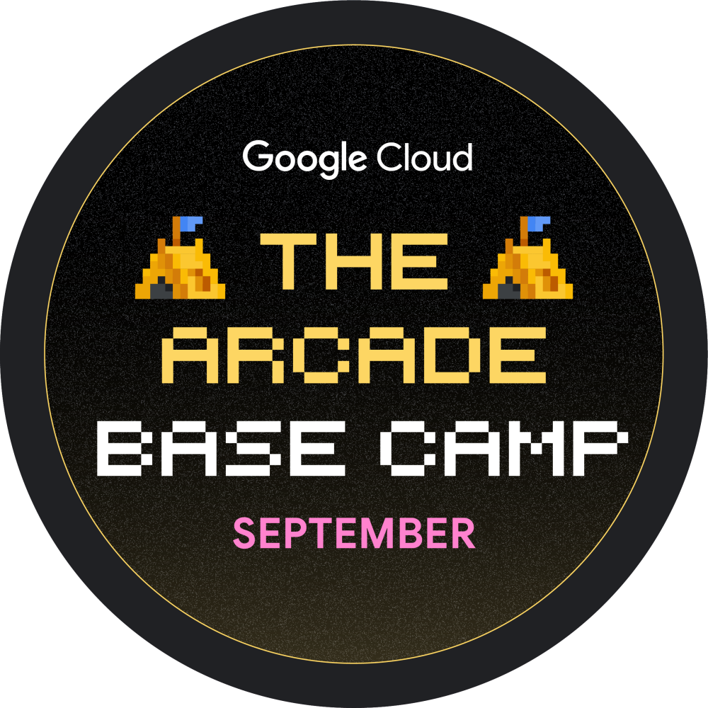 Selo para Acampamento Base Arcade Setembro de 2024