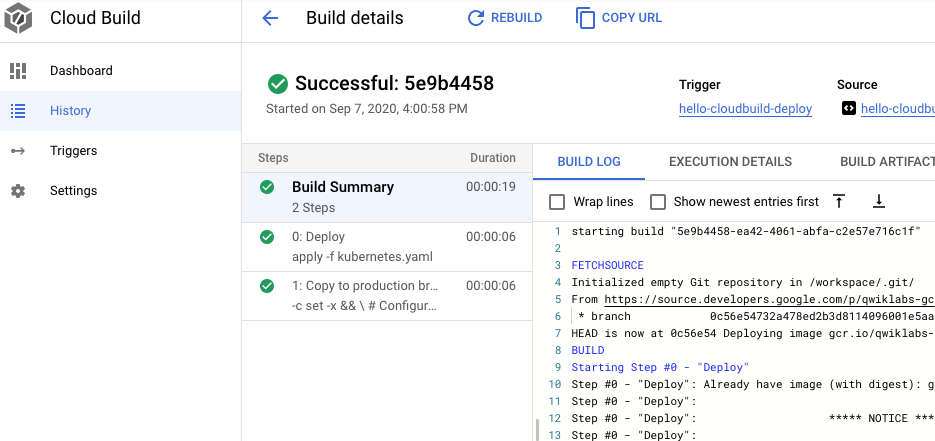 Google Kubernetes Engine Pipeline using Cloud Build | Google Skills