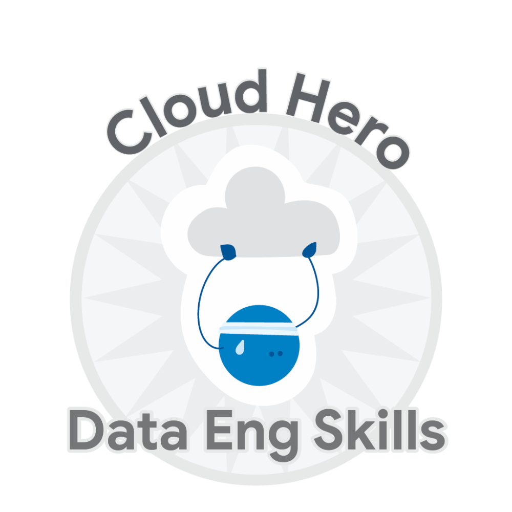 Badge pour Cloud Hero Data Eng Skills