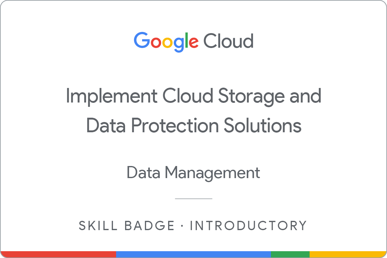 Get Started with Cloud Storage Skill Badge
