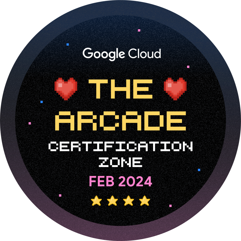 Badge for The Arcade Certification Zone