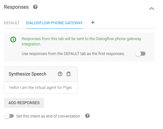 Use responses from the DEFAULT tab as the first responses slider