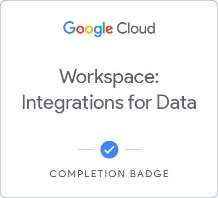 Badge for Workspace: Integrations for Data
