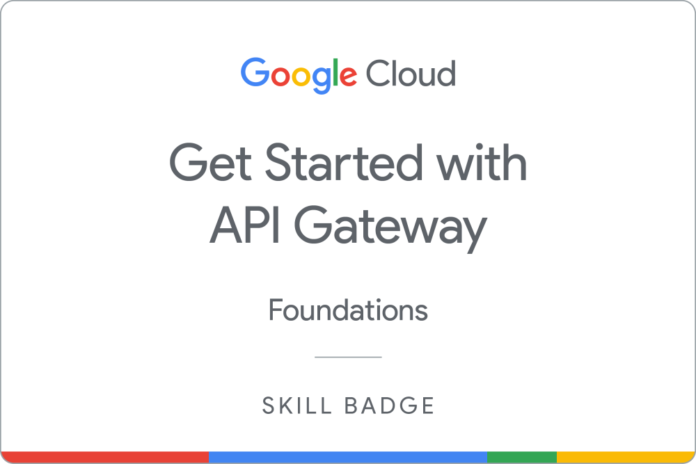 Badge untuk Get Started with API Gateway