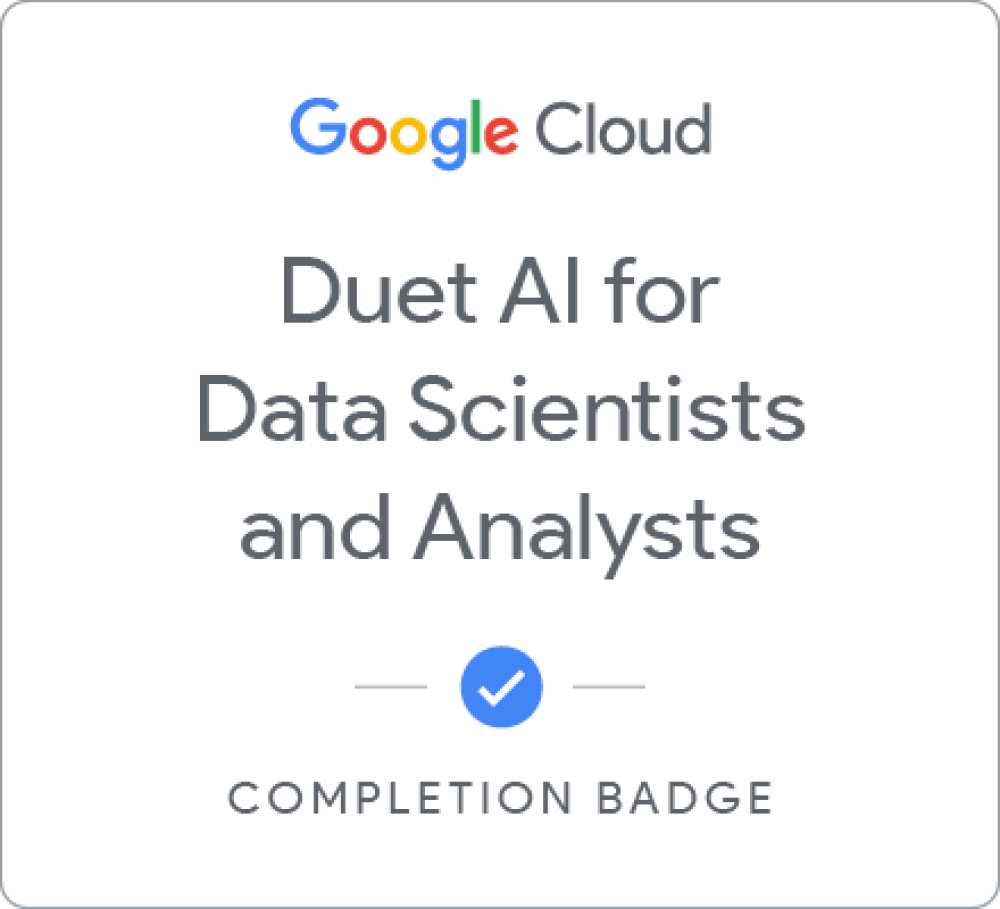 Gemini for Data Scientists and Analysts徽章