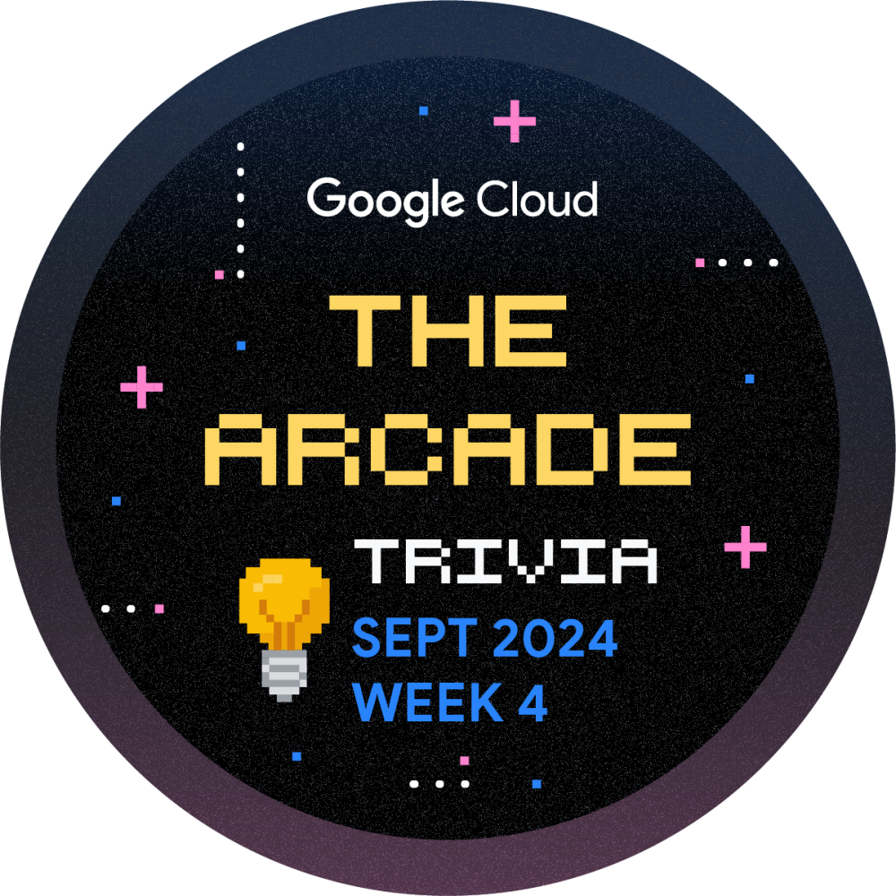 Selo para Arcade Trivia setembro de 2024 Semana 4