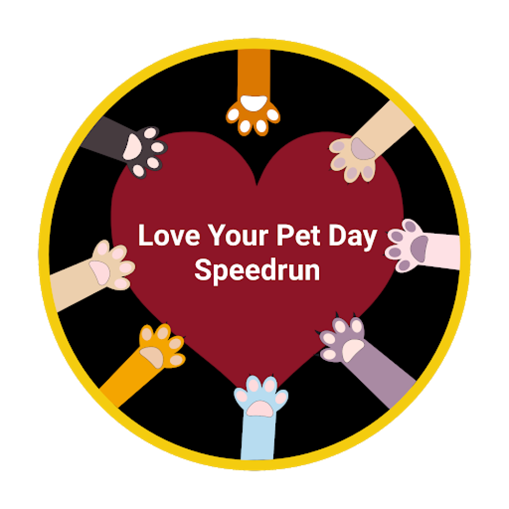Badge for Love Your Pet Speedrun
