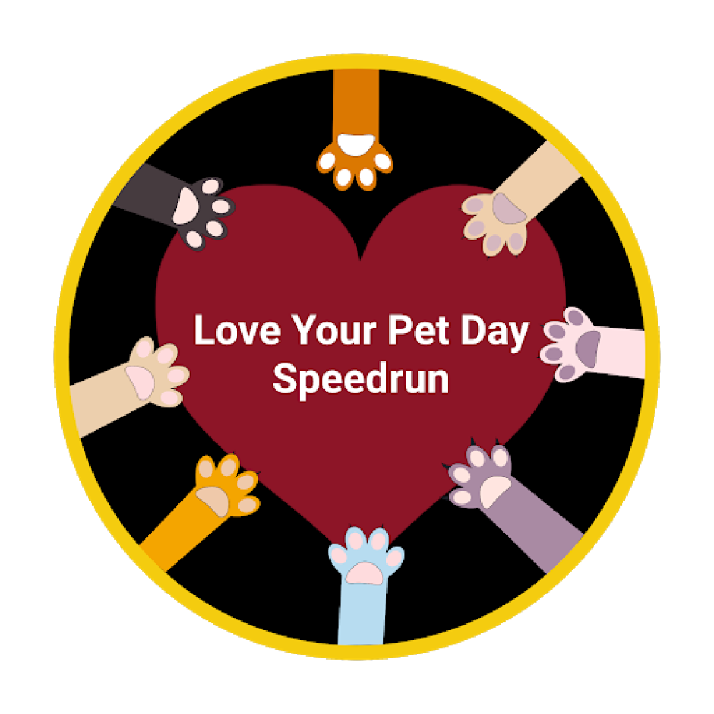 Badge untuk Love Your Pet Speedrun