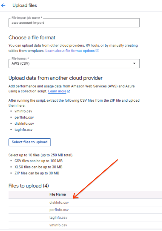 View uploaded files.
