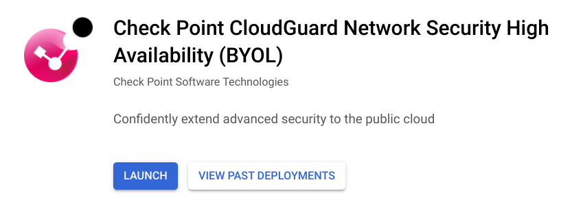 Check Point CloudGuard Network Security High Availability (BYOL)