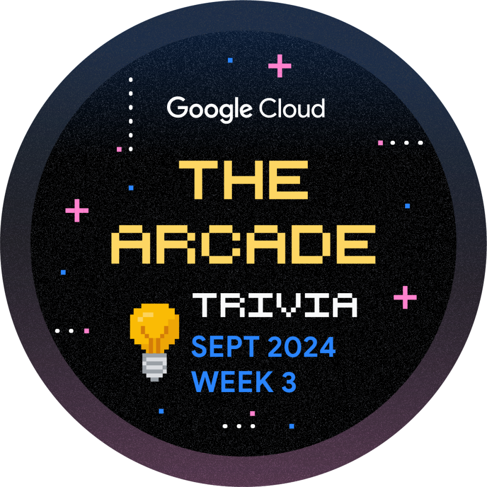 Selo para Arcade Trivia setembro de 2024 Semana 3