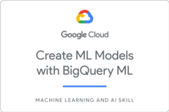 Odznaka za ukończenie szkolenia Create ML Models with BigQuery ML