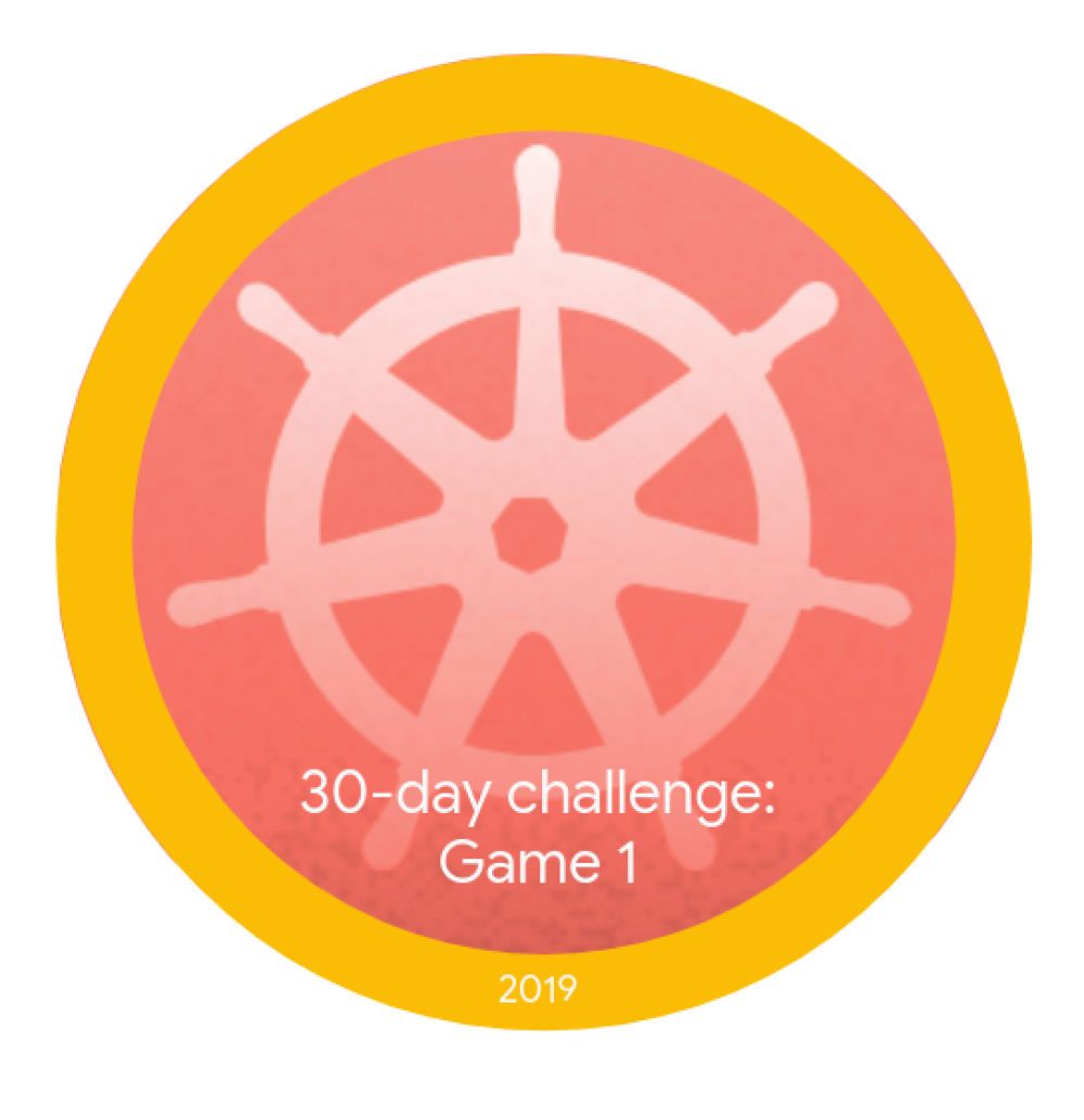 Значок за Kubernetes Challenge Speedrun: Game 1