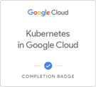 Kubernetes in Google Cloud badge