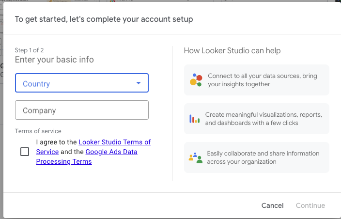 Looker Studio Get Started 