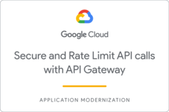 Badge for Secure and Rate Limit API calls with API Gateway