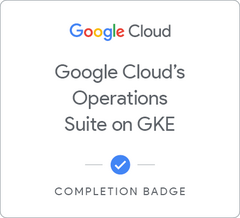Insignia de Google Cloud's Operations Suite on GKE