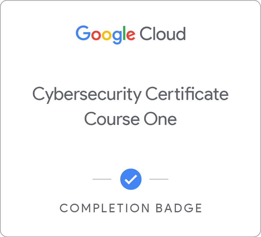 Odznaka za ukończenie szkolenia Introduction to Security Principles in Cloud Computing